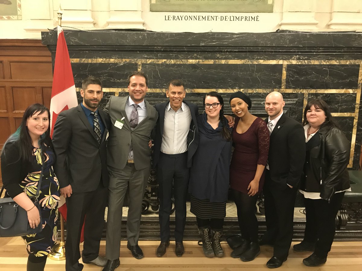 We're building a movement that ensures that young workers have every opportunity to succeed and thrive today, and in the future, too! Here are some of Canada's young workers representing at #CLCLobby today! Thnx for your energy &amp; excitement! #canlab #cdnpoli