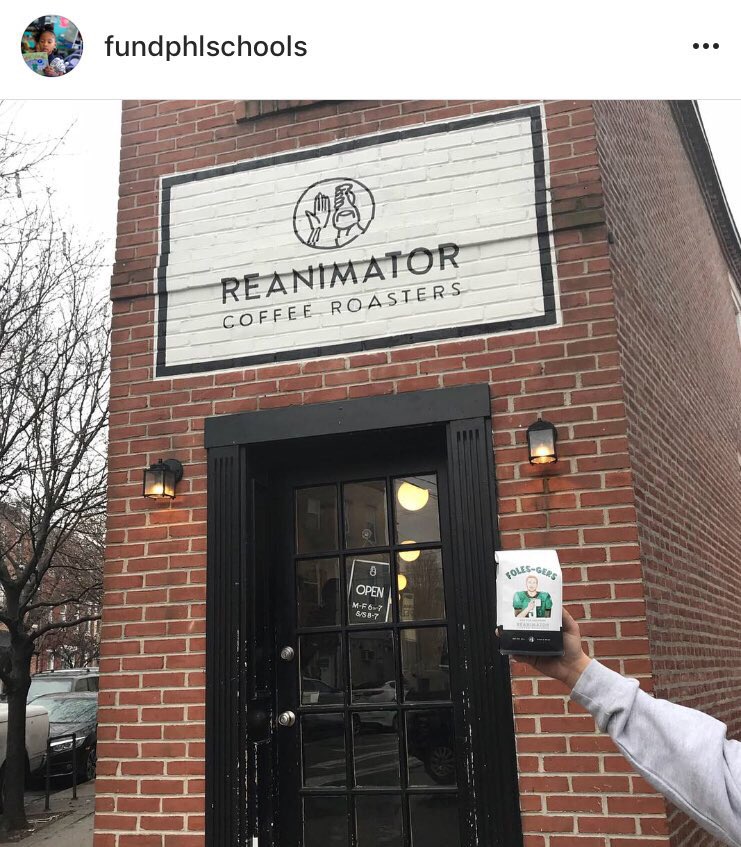 Everybody knows #PhillySupportsPhilly #Folesgers ☕️ <a href="/ReAnimatorPhila/">ReAnimator Coffee</a> is everywhere 🌏