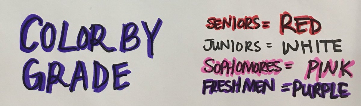 COLOR BY GRADE tomorrow!!❤️💗💜