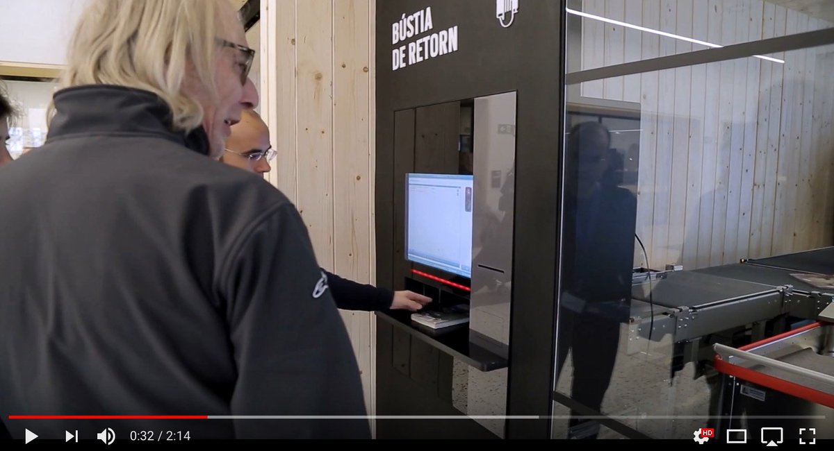 BibliothecaX's tweet photo. Excited to share this incredible video from a library customer in Spain, Biblioteca Montserrat Abelló! Tune in for a fun tour of the updated library + all the activities happening during their event featuring the #flexAMH + #selfCheck 500! https://t.co/Q5qd51Mljp https://t.co/ueFjNd2c9G