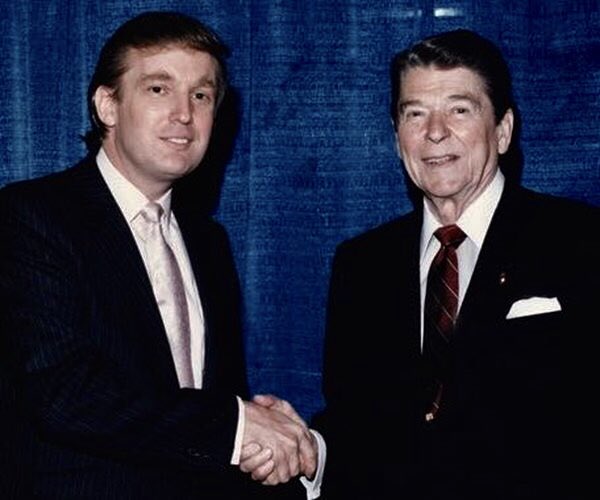 Image result for ron reagan with donald trump