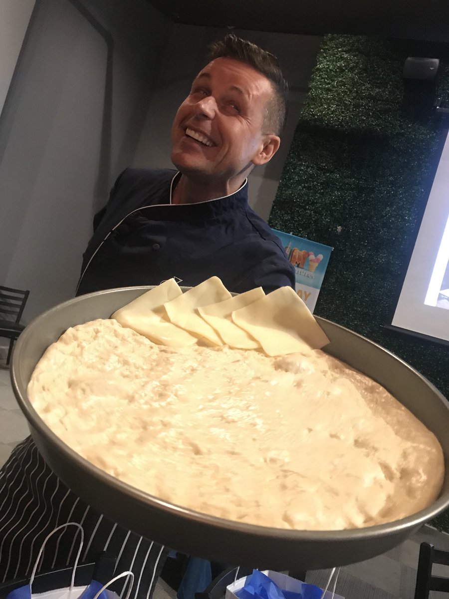 Oh nothing just using cheese as pizza crust #DairyAmazing