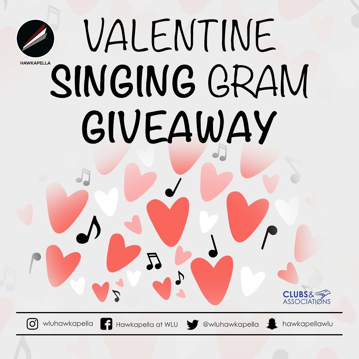 wluhawkapella's tweet photo. We're doing a giveaway! Entries over this Friday! https://t.co/rSCsVaWqSy https://t.co/TDnlOnbrWa