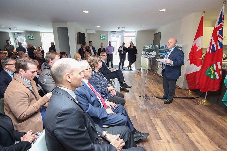 PeterMilczyn's tweet photo. Proud to announce with @jyduclos and @jimwatsonottawa over 74 million to create more than 675 affordable housing units in Ottawa today. https://t.co/ZU8l3EKzi7