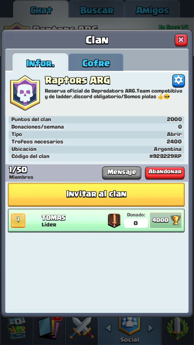 Depredators ARG  abre las puertas a nuestra nueva reserva Raptors ARG,aceptamos jugadores bajos de nivel,tienen equipo competitivo y probamos cada semana!
Sean todos bienvenidos!
Capitan del Equipo <a href="/Yonathanvera15/">Nova I Jhon</a>