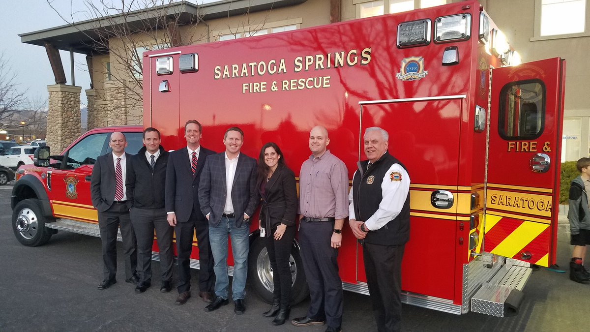 saratogasprngut's tweet photo. LIVE: City Council Work Session looking at new ambulance for Fire/Emergency Services. https://t.co/93UvfQKrkF