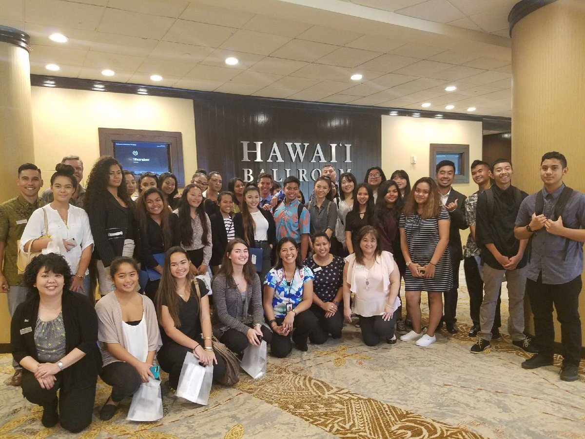 Mahalo to the staff at Sheraton Waikiki and Sheraton Moana Surfrider for taking us around and allowing us the opportunity to job shadow today. We had a great time! #tourismandhospitality