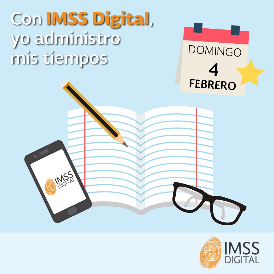 imssdigital's tweet photo. A través de la App Móvil IMSS Digital puedes programar tus citas médicas, ¡no importa si lo realizas en sábado o domingo! https://t.co/Jo0nIrDEue