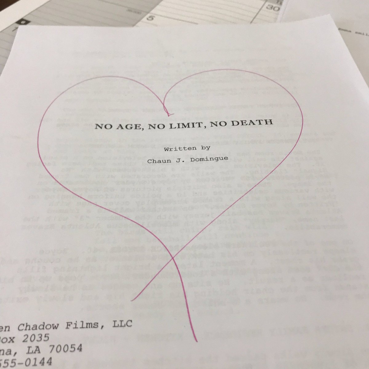 Initial #test #read was successful! #NoAgeNoLimitNoDeath #writing #writerslife #Screenwriters #Writer #screenplay