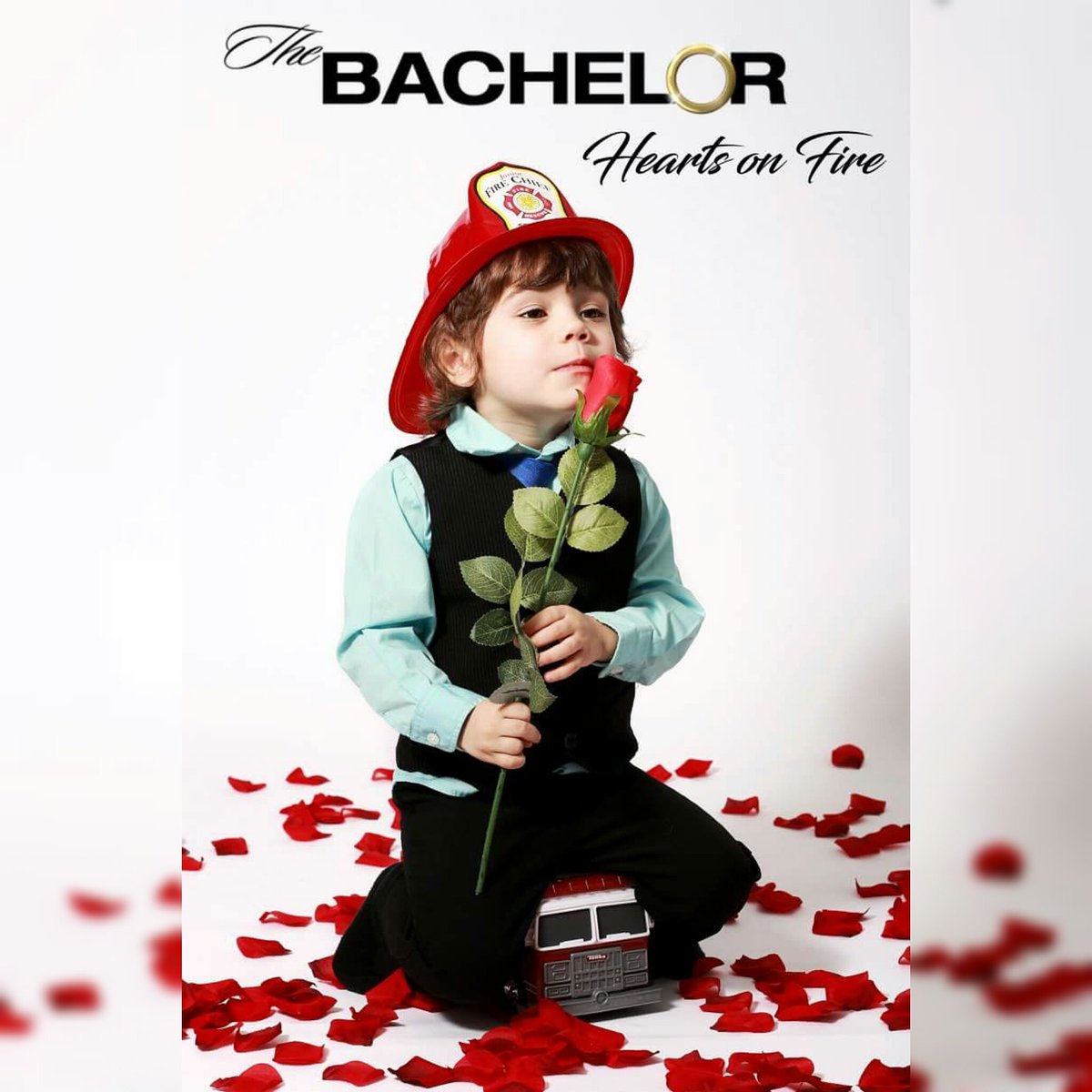 awkwardslayer's tweet photo. #TheBachelor #babybachelor #toddlercosplay #valentines @BachelorABC @chrisbharrison @Bach_ShitCray https://t.co/MXUKVzB5cg