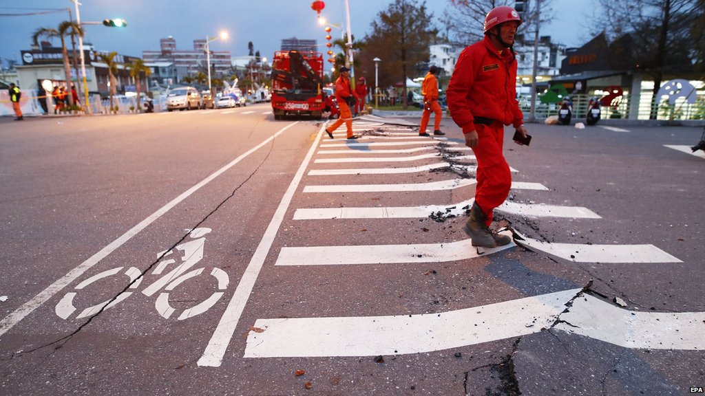 BBCNewsAsia's tweet photo. A powerful earthquake has struck Taiwan, killing at least two people and injuring more than 200: https://t.co/5n7QXAlGg2

Aftershocks were seen live on TV: https://t.co/1iP3uusoML https://t.co/5Z3iswIKP3