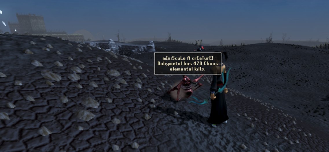 aranea_kelzaki's tweet photo. DO your reapers lads. Picked Chaos Ele at 0% reward for quick task haha #runescape #bosspets https://t.co/4AuPrvpZbI