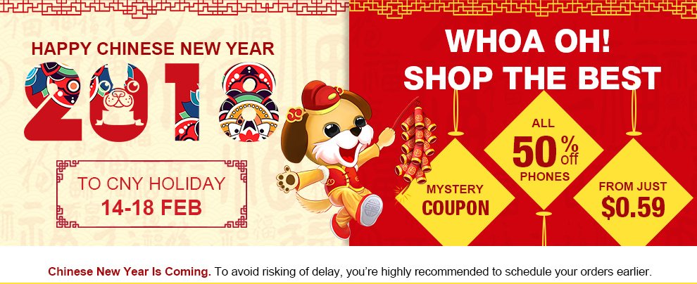 TinyDeal's tweet photo. All more than 50% OFF.  We are talking about Tinydeal 2018 Chinese New Year Big Sale. 
  https://t.co/jeYiIZJA3Q https://t.co/IJKcScQ6W2
