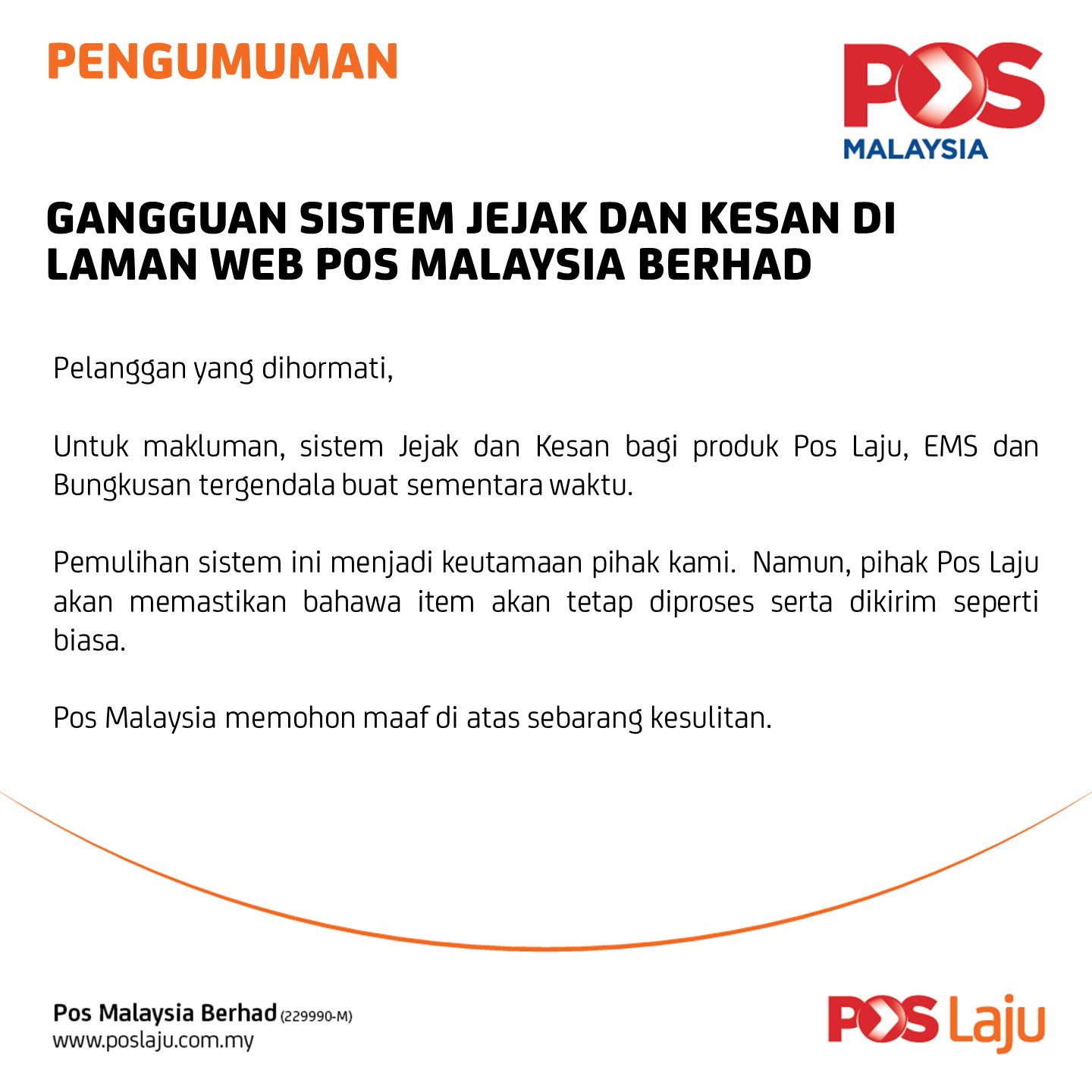 Laman web pos malaysia