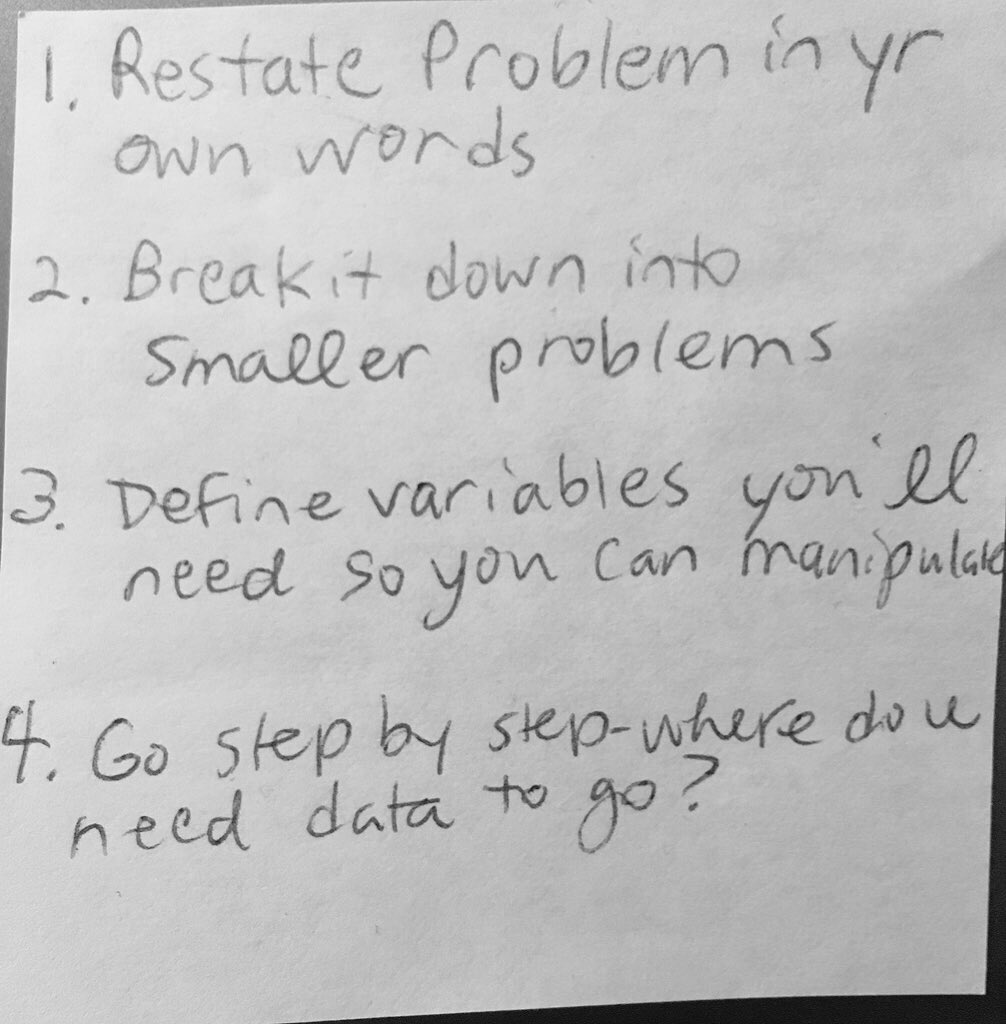 code_explorer's tweet image. How can a #beginningcoder dive into basic algorithms? It’s SO frustrating when you don’t know where to start! Found these tips on @freeCodeCamp forum today & actually made some progress!! :D