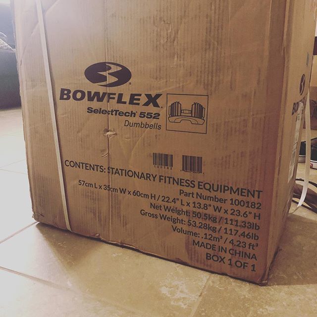 fissy09's tweet photo. Pretty sure the UPS delivery person hates me now. Super stoked for these! #bowflex552 📦 https://t.co/GHZda64B9k https://t.co/keggvIsZ7b