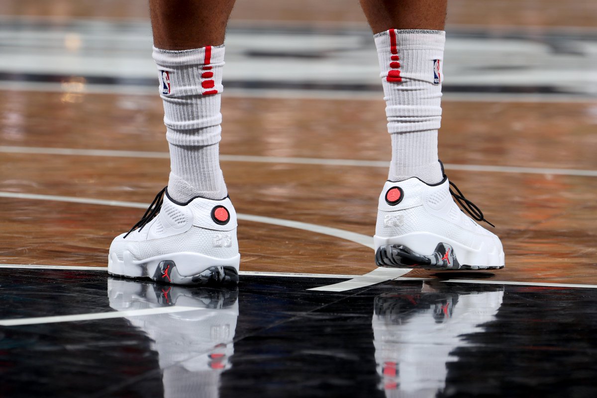 jordan 9 low on feet