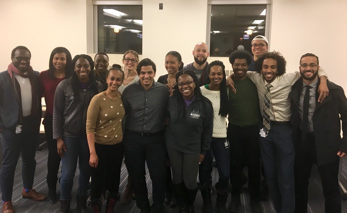 Residents mentoring students - preparing M2s for the wards and beyond. But more than that, building our #bond as family. #STRIVE #Medicine #DiversityinMedicine