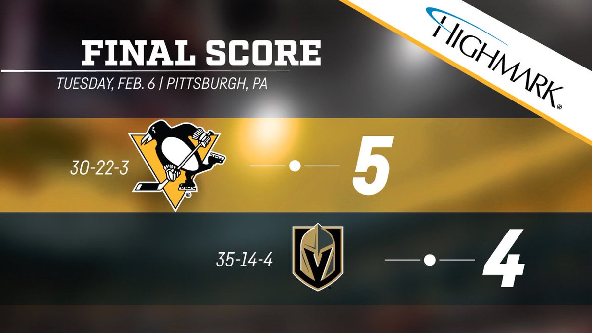 9-1 in our last 10 home games. 👏

We've seen a lot of WINfographics lately: pens.pe/2BIOzbs