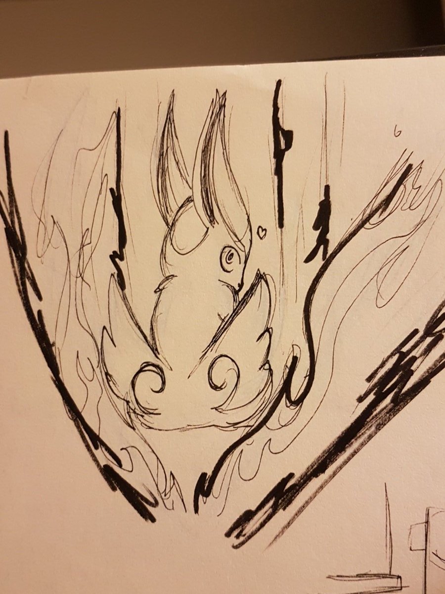 Inubashiji's tweet image. I fell out of Inktober after a week