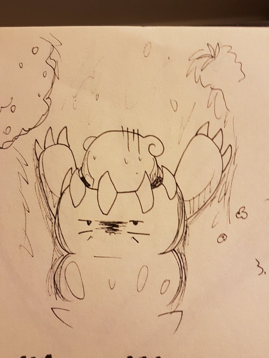 Inubashiji's tweet image. I fell out of Inktober after a week