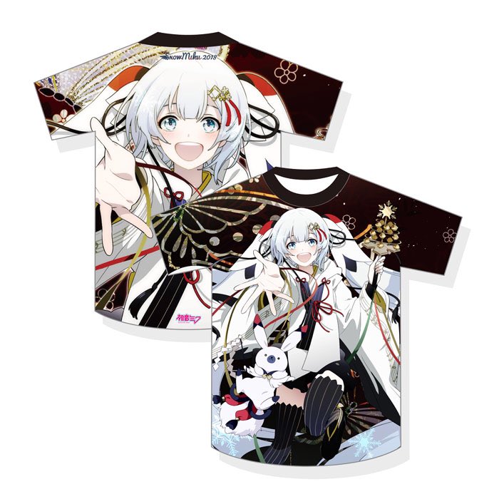 雪ミク18】西11丁目会場 「SNOW MIKU 2018 フルグラフィックTシャツ