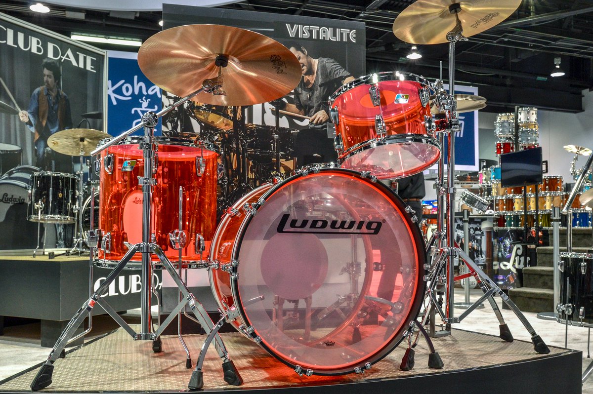 ludwig vistalite pink