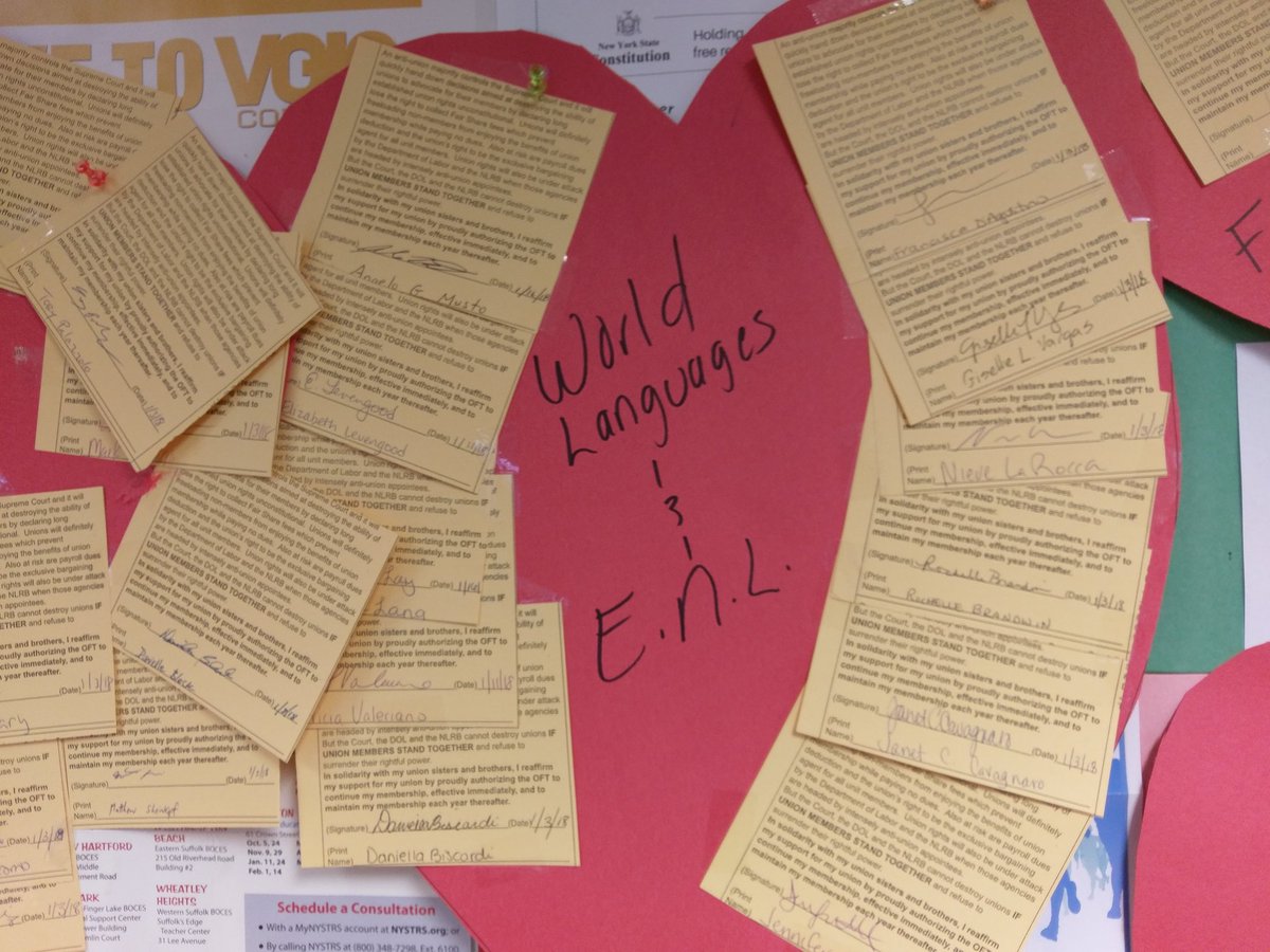 #oft world languages and enl #unionstrong