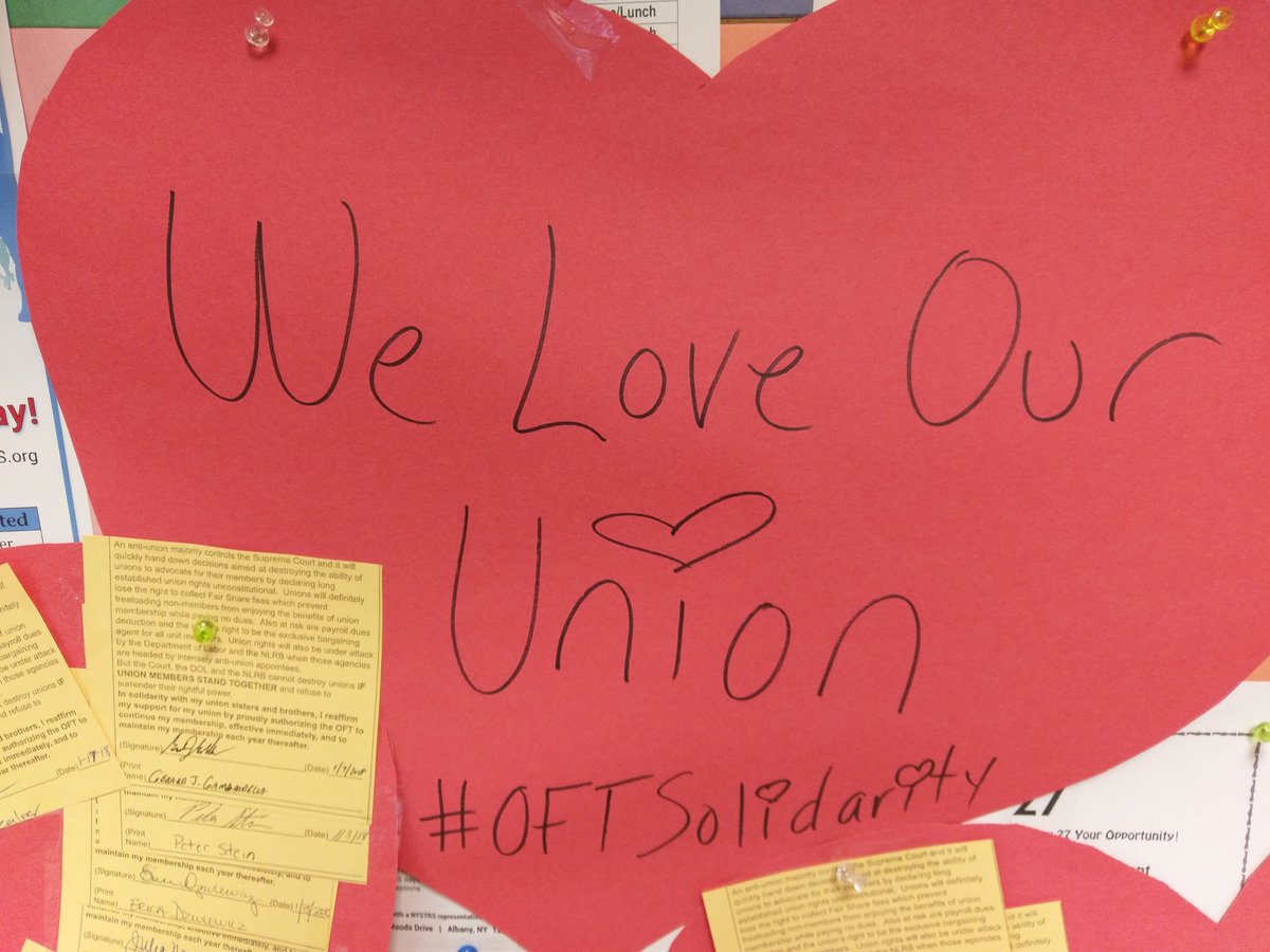 #oft WE LOVE OUR UNION