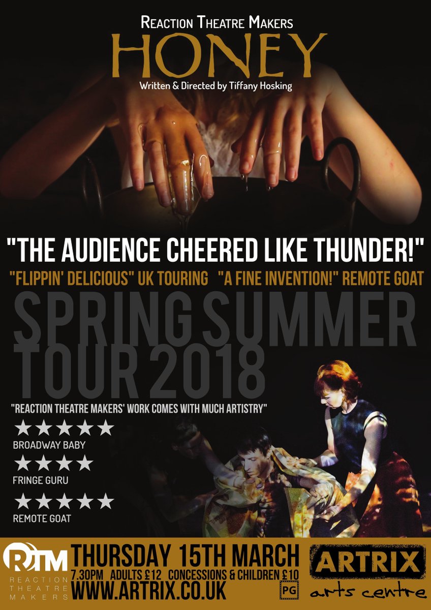 Honey at <a href="/ArtrixArts/">Artrix Bromsgrove</a> on 15th March #Bees #Autism #WorcestershireHour bit.ly/HoneyArtrix