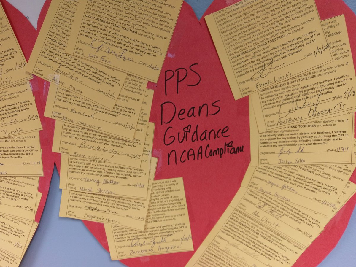 #oft pps, Dean's, guidance and more #unionstrong