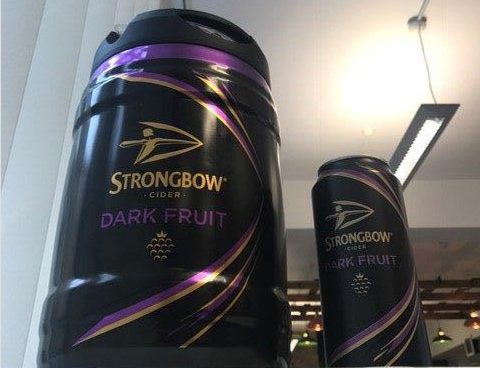 Roses are red
Violets are blue
Lovers of Strongbow Dark Fruit
This #ValentinesDay keg is for you 💜
 
Hitting stores before Easter
This much is true 
So keep your eyes peeled
And look out for the first few