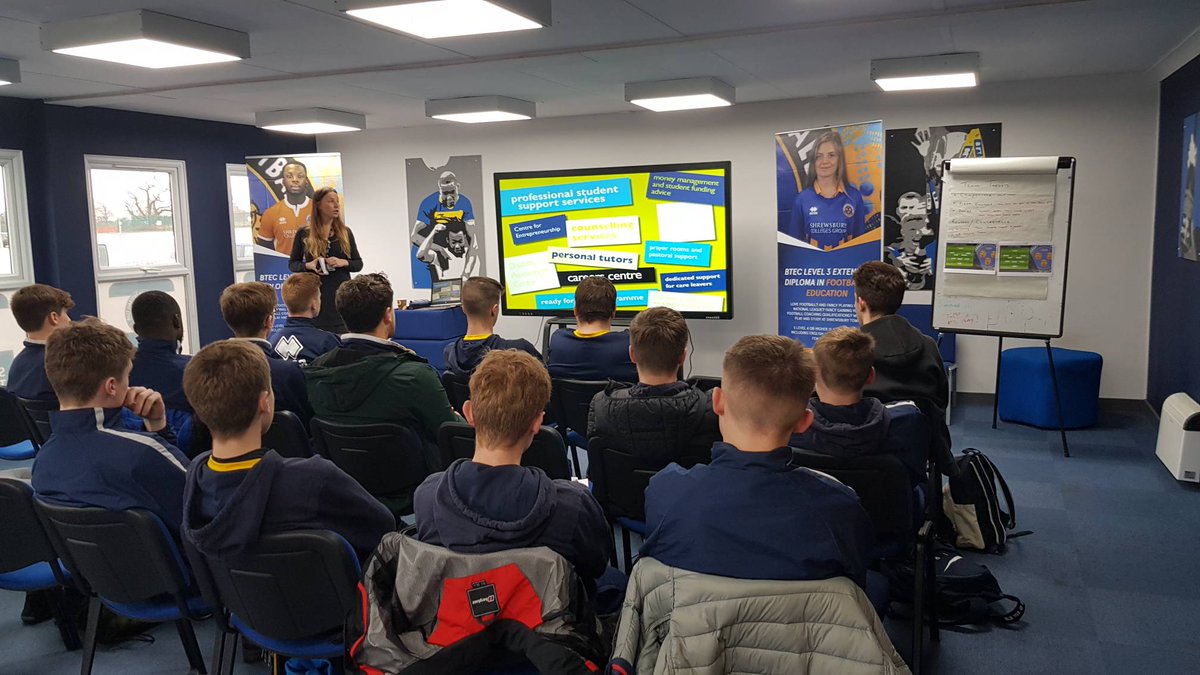 FoundationSTFC's tweet image. BTEC: Our BTEC students from @ShrewsColGroup have had a presentation this morning from @LJMU regarding their Higher Education options #DevelopingFutures #UnlockingPotential