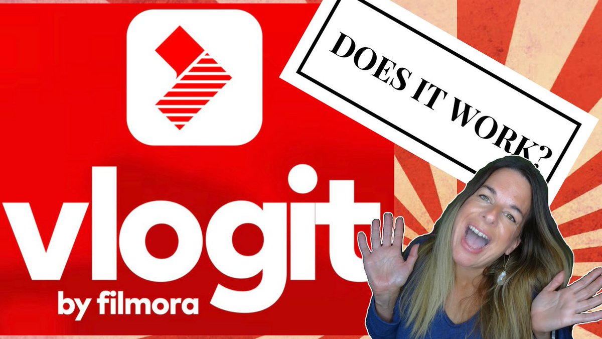 RebeccaJMeyer's tweet photo. New video app by @Filmora_Editor . Check out my review on their app Vlogit. #coolnewapp #vlogger #YouTube #VideoEditing https://t.co/fL3wEgveeO https://t.co/aAC8KgUBdm