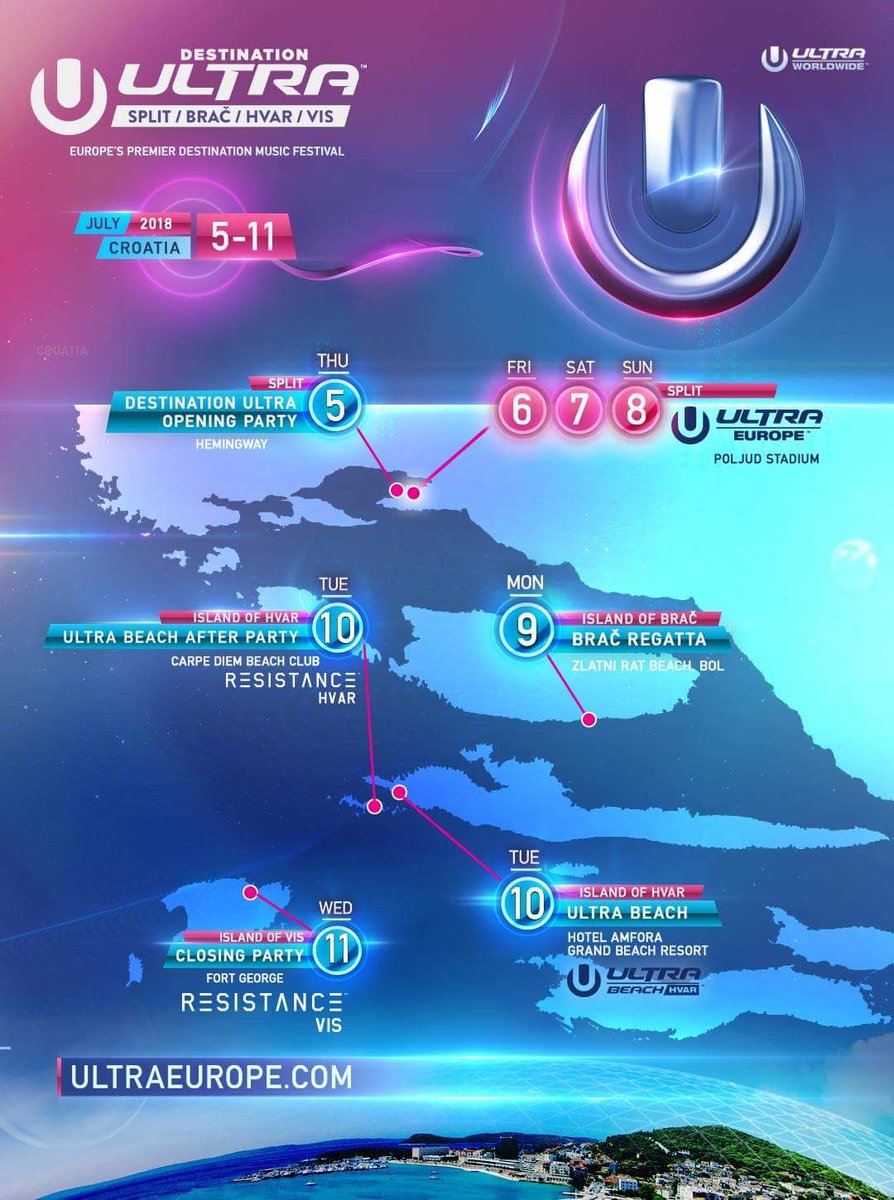 Ultra Europe On Twitter The 6th Edition Of Ultra Europe