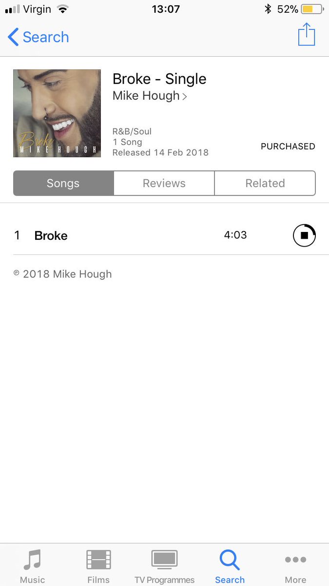 putasinghonit's tweet photo. 🙋🏽‍♂️GOT MINE! Go support the buddy @mikehoughmusic with his AMAZING new single “Broke” which is OUT TODAY and is already climbing the RnB Chart like a trooper! Lets get it to Number One...support support support! 

Real RnB fans, this ones for ya’ll!

https://t.co/Ip1I7Aje3a https://t.co/Ljb1k1wpO4