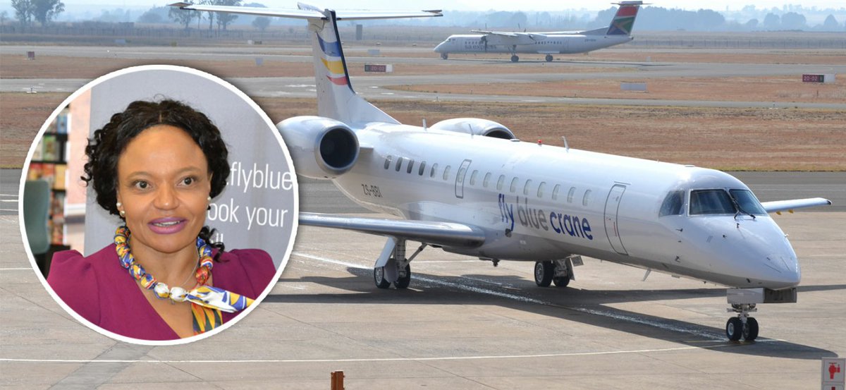 jjeanmichel's tweet photo. Sizakele Mzimela is the first Black (South African) woman to own and operate her own airline. She is the founder and CEO of Fly Blue Crane - a start-up airline which launched September 2015. #sizakelemzimela #bhm #blackairlineowner #blackhistorymonth #flybluecrane https://t.co/Duo2FMFoXc