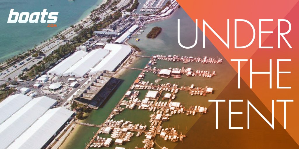 boatsdotcom's tweet image. Join us on Twitter on Thursday, Feb. 15 as we go "Under the Tent" at the Miami International Boat Show! We will spend the day showcasing the latest and greatest in marine accessories and electronics! #mibs2018 #mibs #underthetent #miamiboatshow