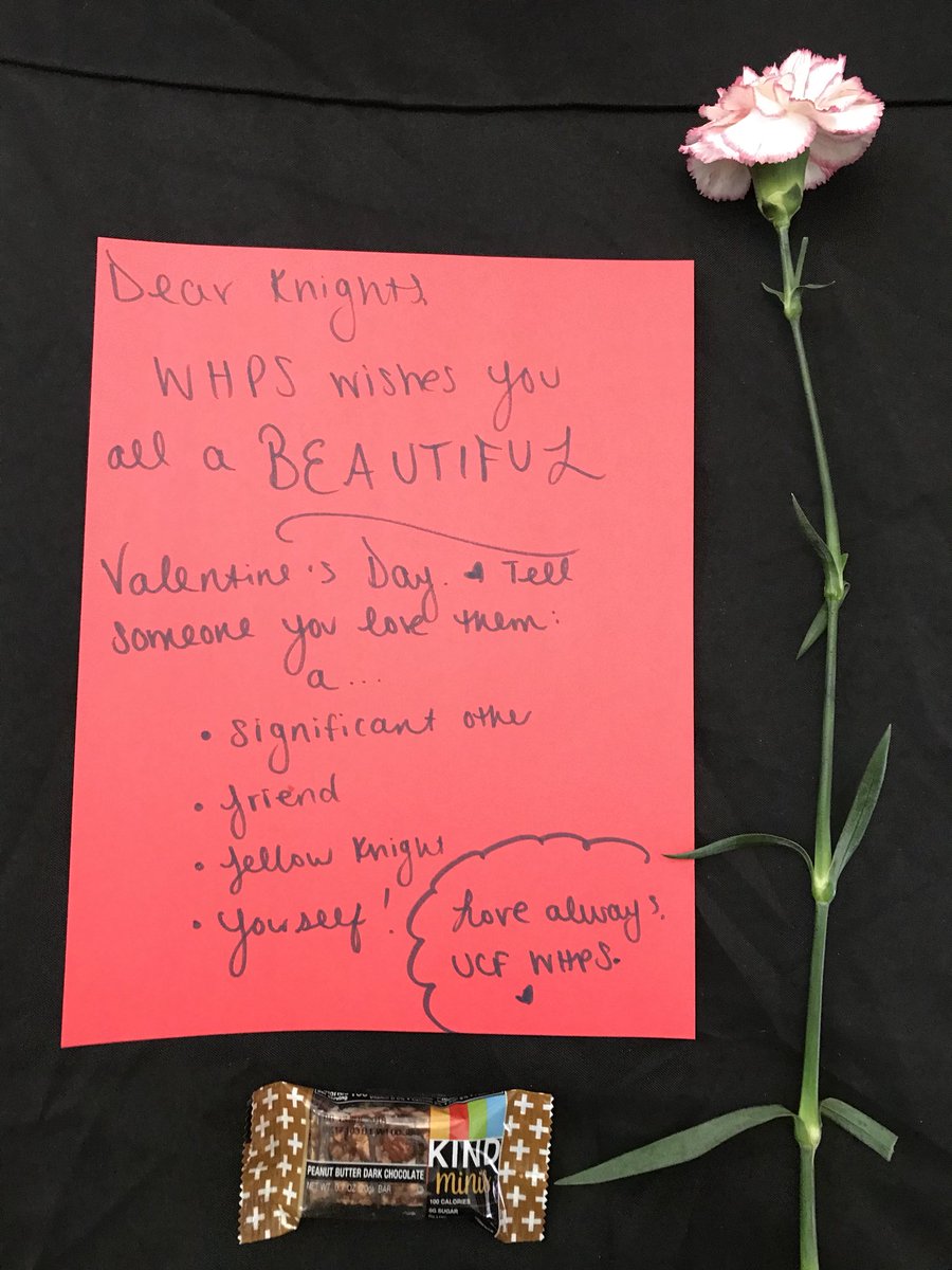 HealthyKnight's tweet image. Happy Valentine’s Day to our amazing Knights. Love always, #WHPS. 💛