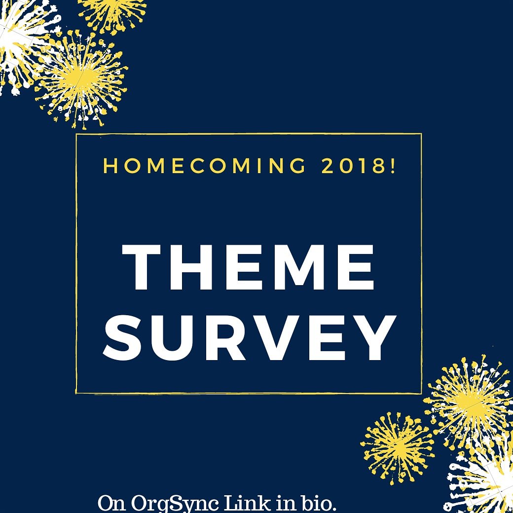 UTHomecoming's tweet photo. #UTROCKETS It's time to decide on a theme for #homecoming2018 the survey is on orgsync. The link is in our bio. https://t.co/9AZyYaXHiu