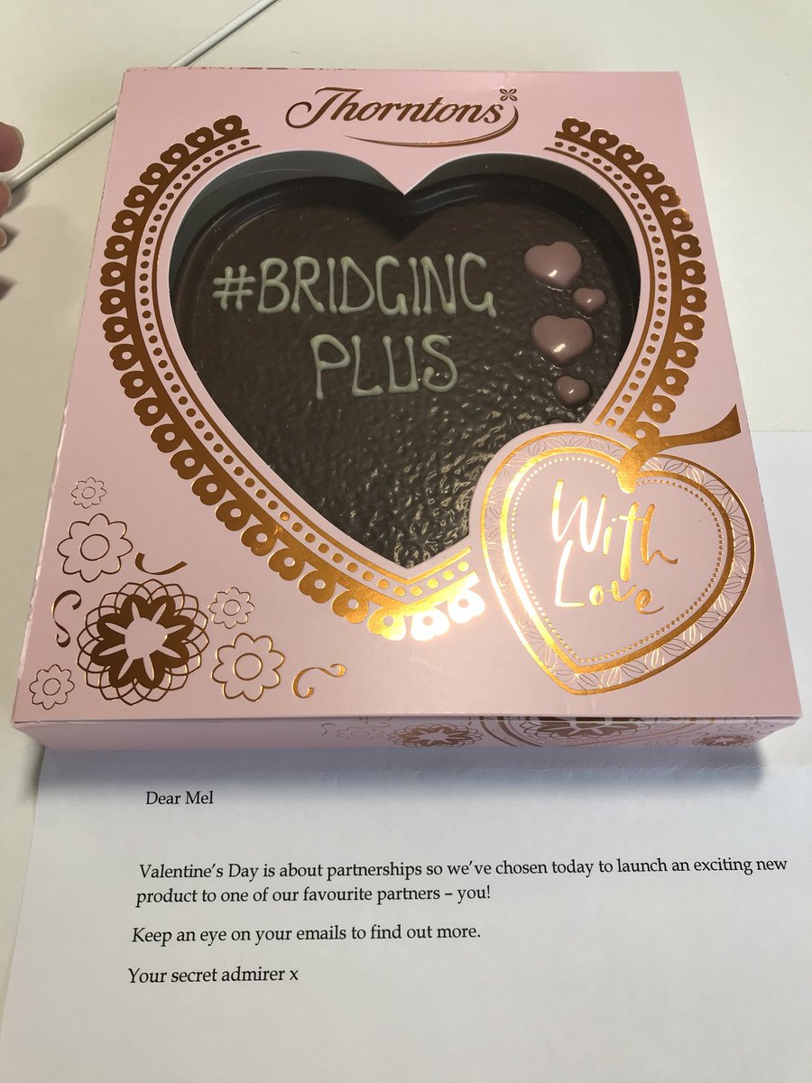 melanieg1's tweet image. Lovely valentines surprise - but who from? #intrigued #bridgingplus???