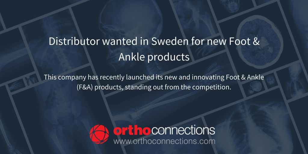 orthoconnection's tweet image. Distributor opportunity in #Sweden for new Foot &amp;amp; Ankle products. View full listing: bit.ly/ortho67 #LowerExtremities #Ortho #Orthopaedic