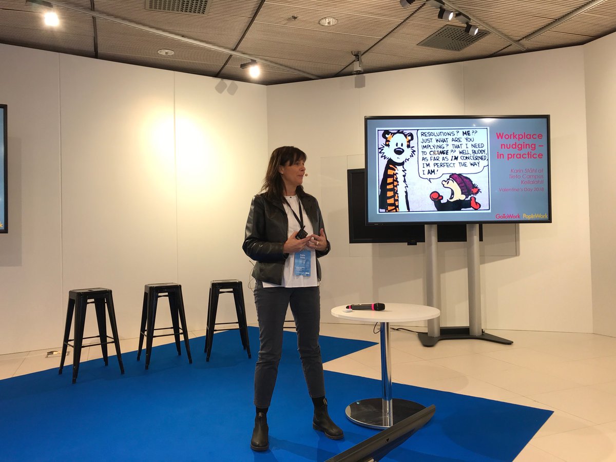 KatariinaKravi's tweet photo. Thanks @KarinStahl for tips for Workplace Nudging #tietolife #emphaticbuilding #EmployeeExperience https://t.co/j6IaptDLJc