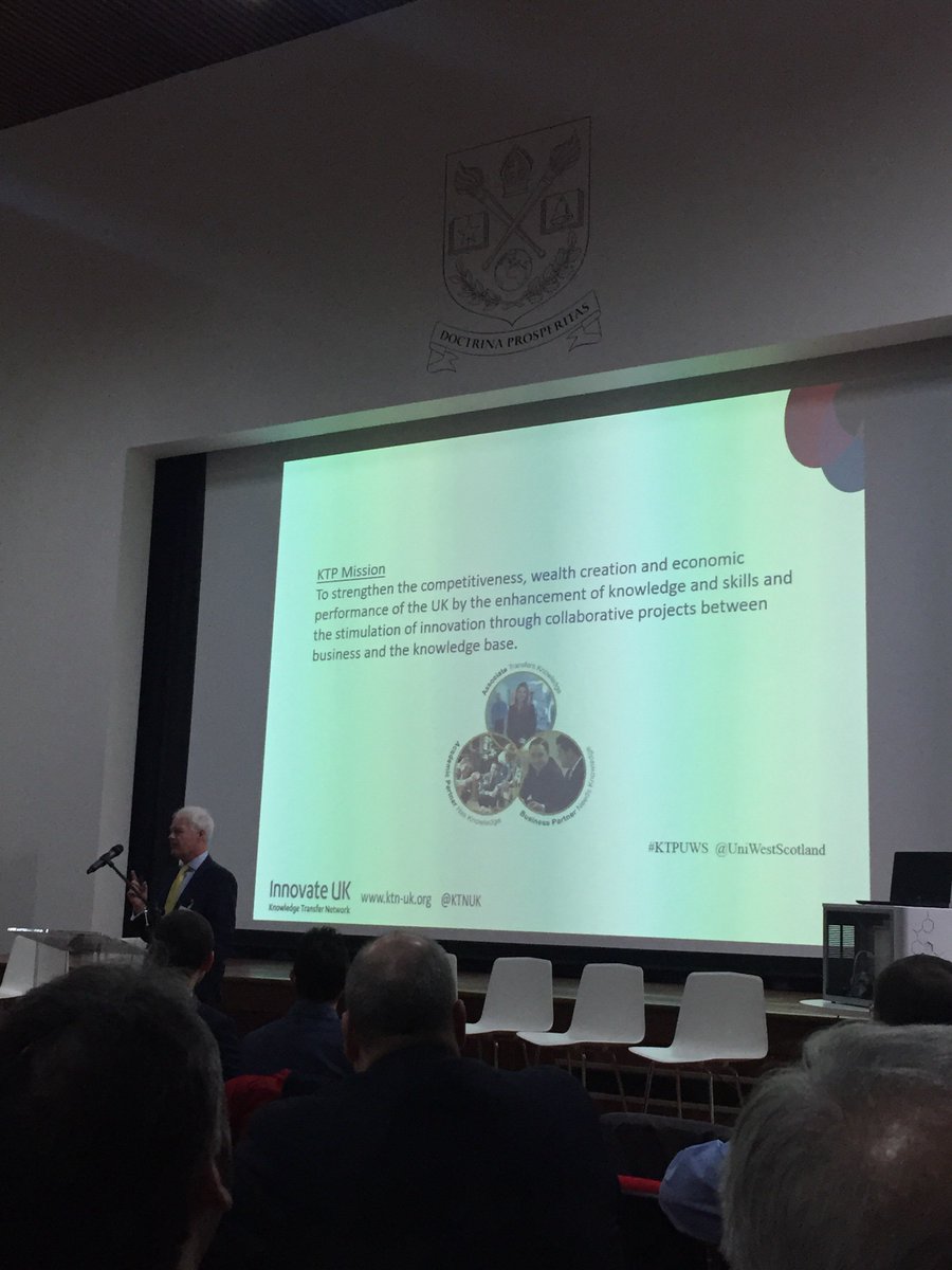 uwslanarkshire's tweet photo. Dr Gerry Black now introducing #businesses to applying and funding for #KTP #innovate #research #need 

I❤️KTP @UniWestScotland #KTPUWS #Scotland https://t.co/Mt4RCuKKNj