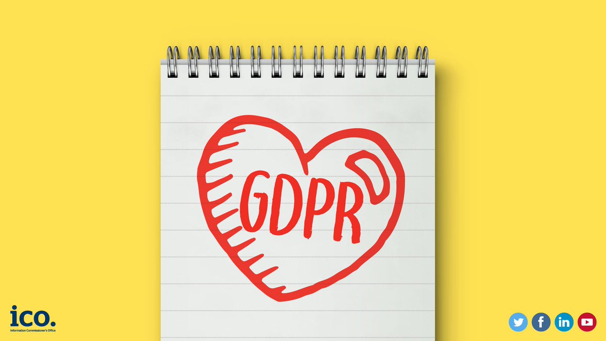 ICOnews's tweet photo. We #loveGDPR as it sets a higher standard for consent. Genuine consent will put individuals in charge, build customer trust and engagement, and enhance your reputation. https://t.co/D9oO3BkBh4 Tell us why you #loveGDPR https://t.co/QjxJsEusmp