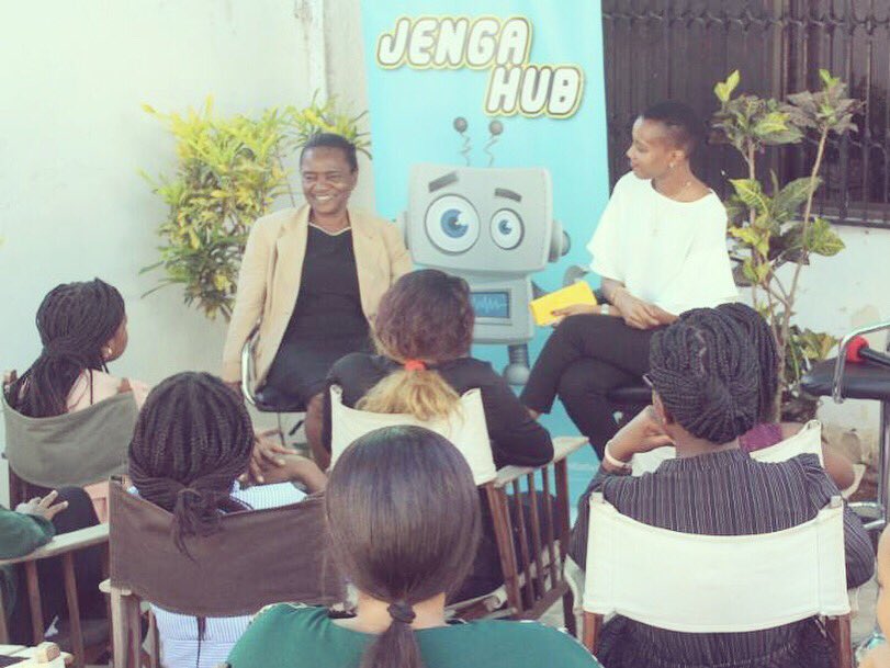 JengaHub's tweet photo. We had the pleasure of hosting a fireside chat with one of the most influential voices of science in Tanzania and the world. Dr Esther Mwaikambo, the president of the Tanzania Academy of Sciences, first female doctor in TZ, first Paediatrician and a number of many firsts 2/3 https://t.co/cc4pW86fFa