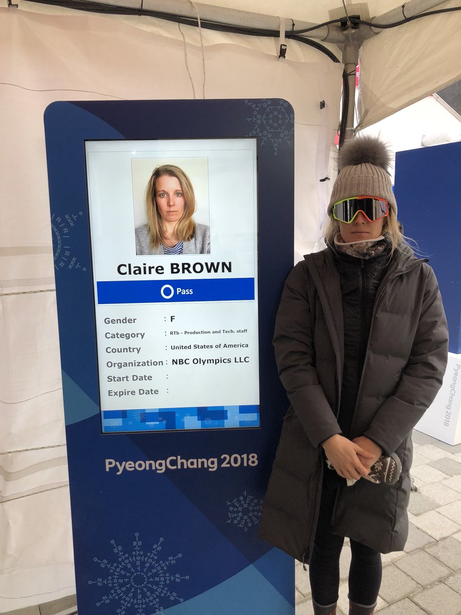 SkiAbbe's tweet photo. @sporino’s secret agent #Olympics #PyeongChang2018 https://t.co/Xwij0RrNtS