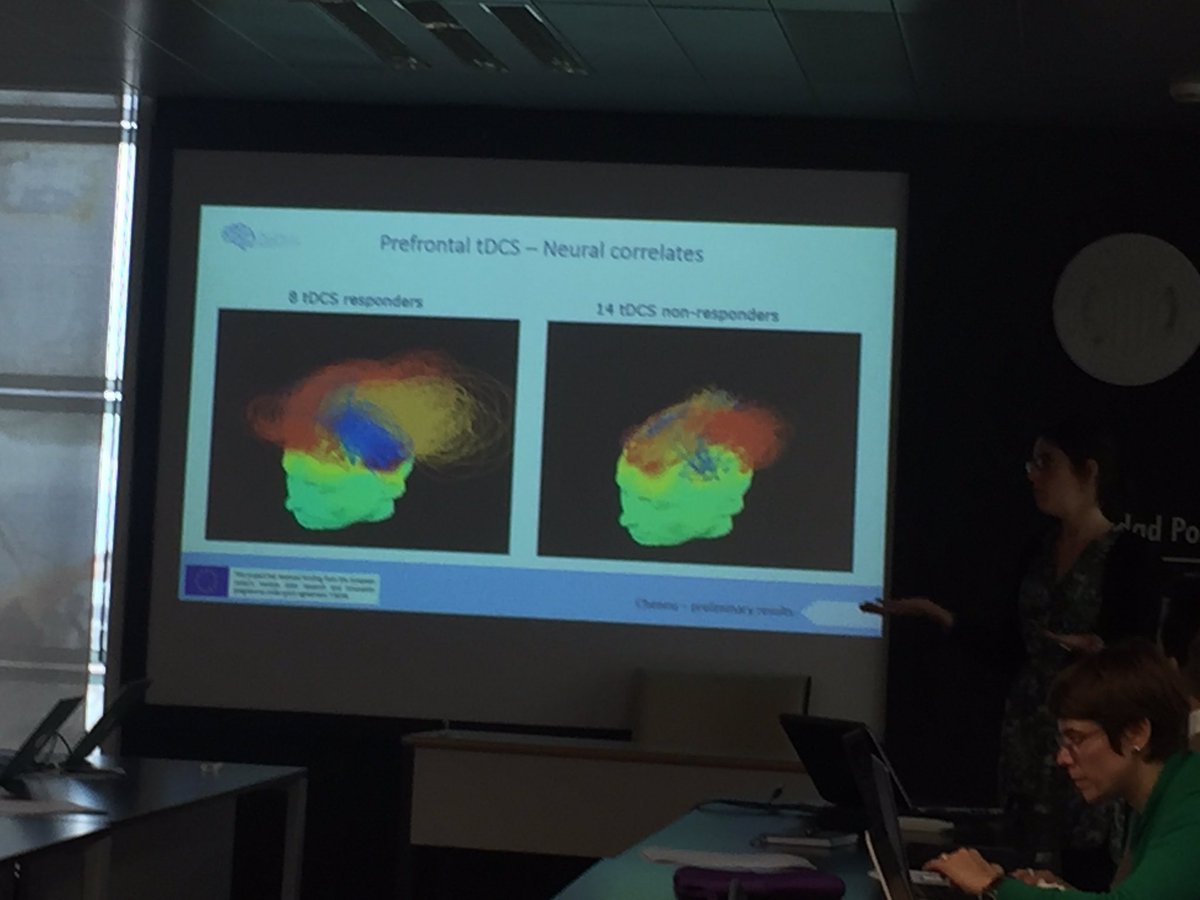 Maiferrando's tweet image. @Coma_Science presenting one of the latest treatment research. Amazing team of experts working in #DoCMA project!!
