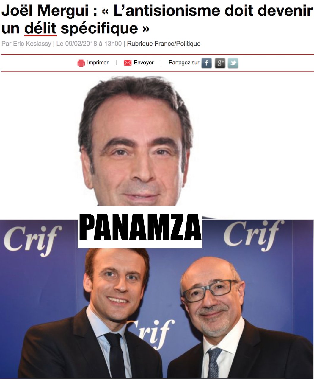 Le patron du judaïsme demande la pénalisation de la critique d'Israël