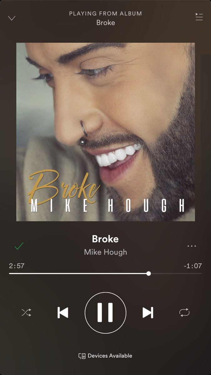 BeddersJunior's tweet photo. @mikehoughmusic #Broke all i can say is WOW! 😍🔥 you’ve done it again ❤️❤️ https://t.co/oUH8ol8qns